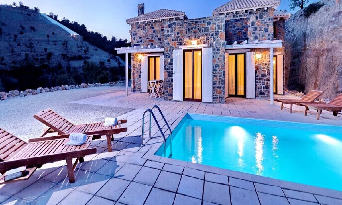 Vizari Villa | Splendid Crete Villa | Villa Nikos | Private Furnished Terrace & Access
