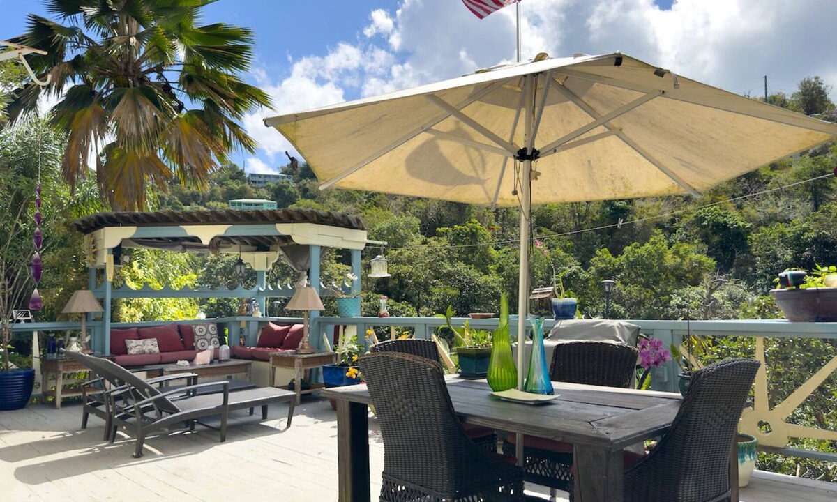 Estate Glucksberg and Grunwald Cottage | ST.JOHN, VIRGIN ISLANDS! 2 BEDROOM, 1.5 BATH, BEAUTIFUL TROPICAL GARDENS!