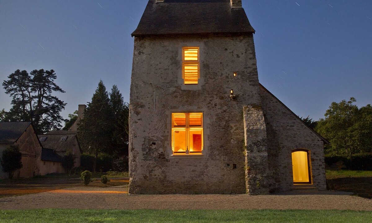 Saint-Brice House | St Michael's Tower on the site of the former Cistercian Abbey Bellebranche
