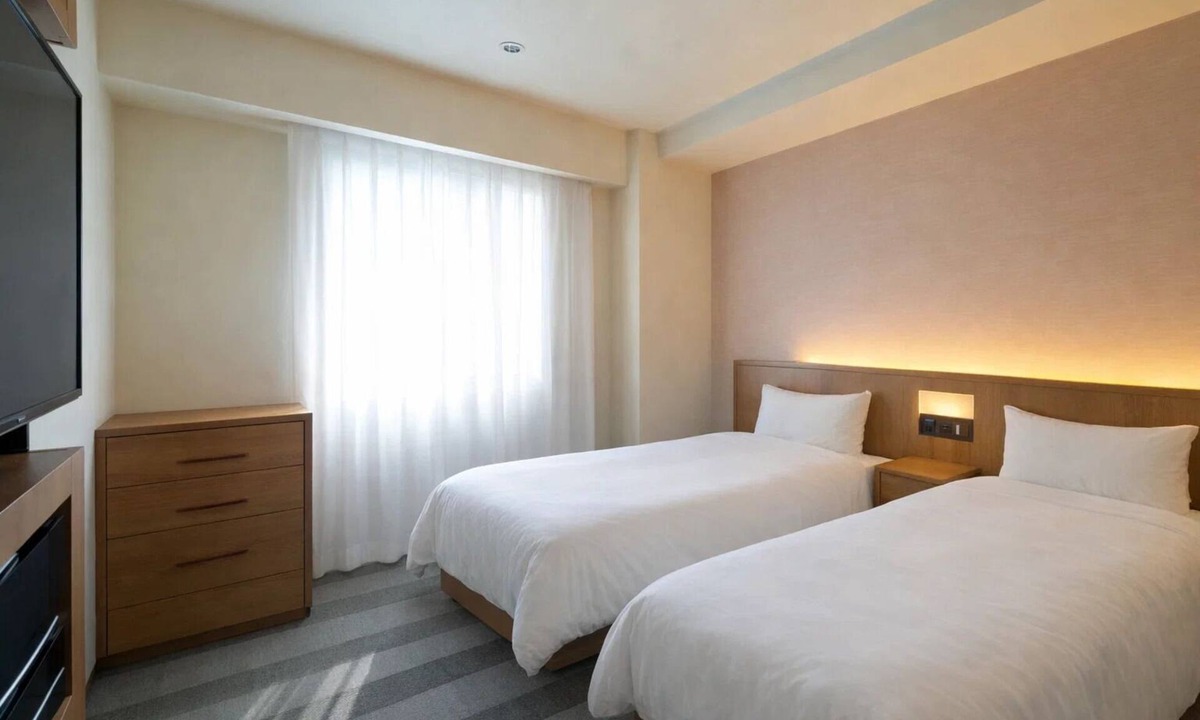 Kannai Hotel | Standard Room 2 Single Beds Hotel @Yokohama