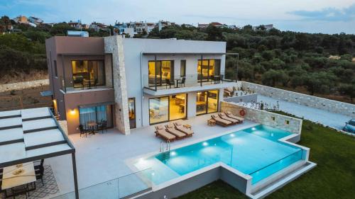 Galatas Villa | Star Luxury Villa - Private pool, gym, playground