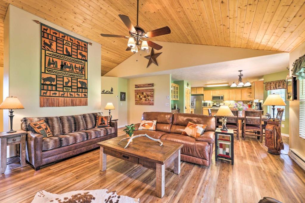 Star Valley Ranch House | Star Valley Ranch Home with Snowmobile Parking!