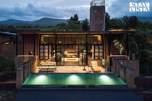 Satara Villa | StayVista at Rustic Haven with Pvt Pool, Gazebo & Indoor-Outdoor Game