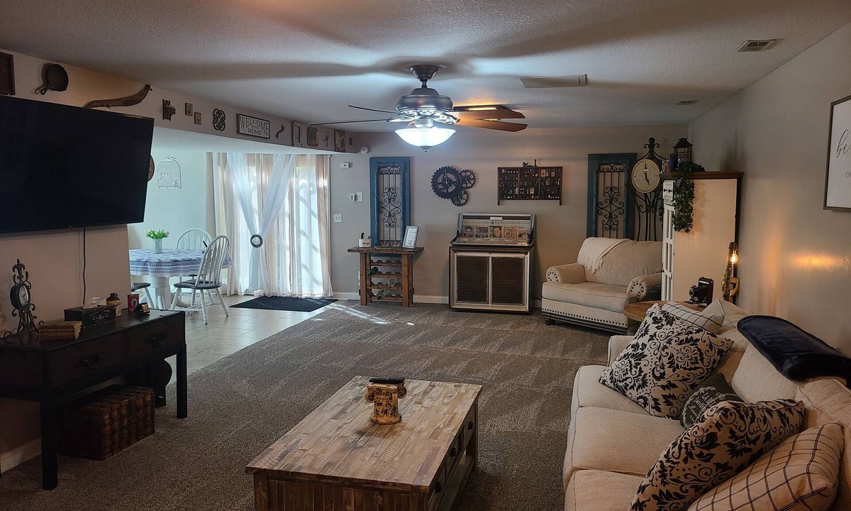 Eudora House | Step Back In Time to a charming 2-bedroom lower level house in adorable Eudora
