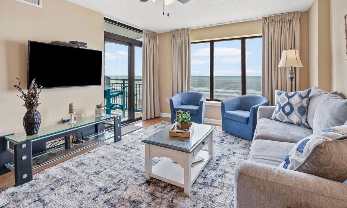 North Myrtle Beach Condo | Steps from the ocean, spacious condo w/fitness center, indoor and outdoor pools, hot tub