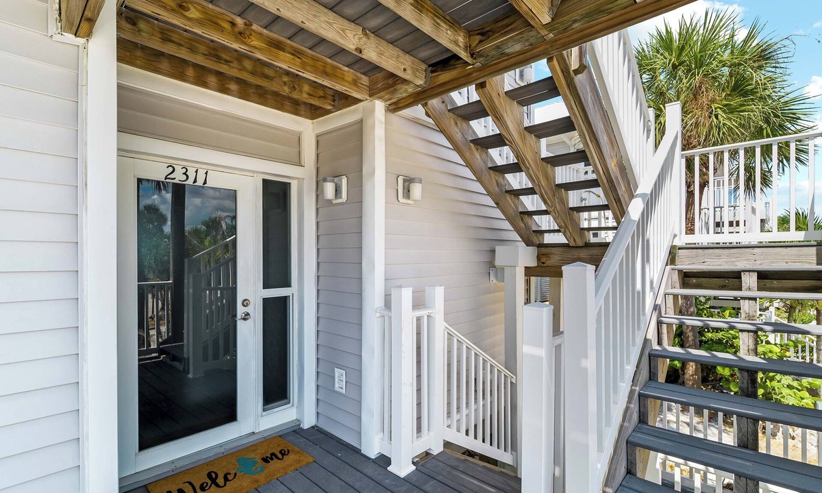 Palm Island Villa | Steps from the Sand! Spectacular Gulf-View Villa with Easy Access B2311B