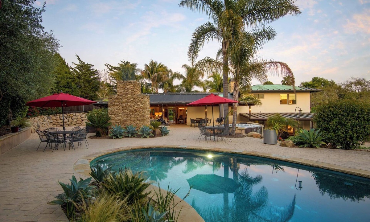 Coast Village House | Steps to Butterfly Beach & Coast Village I Family-Friendly 5BR with pool & spa
