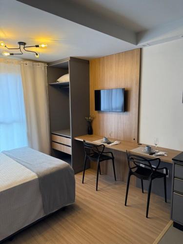 Contorno Apartment | Studio aconchegante, moderno e completo