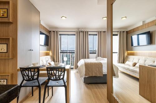 Matriz Apartment | Studio Aconchegante e Central com Piscina, Academia e Coworking