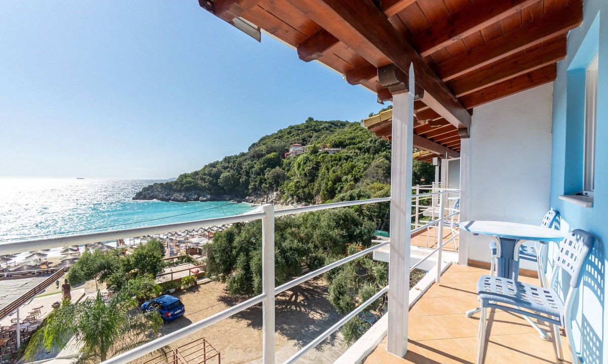 Parga Apartment | Studio Apartment 'Alex Bar Apartment 8' with Sea View, Wi-Fi and Air Conditioning