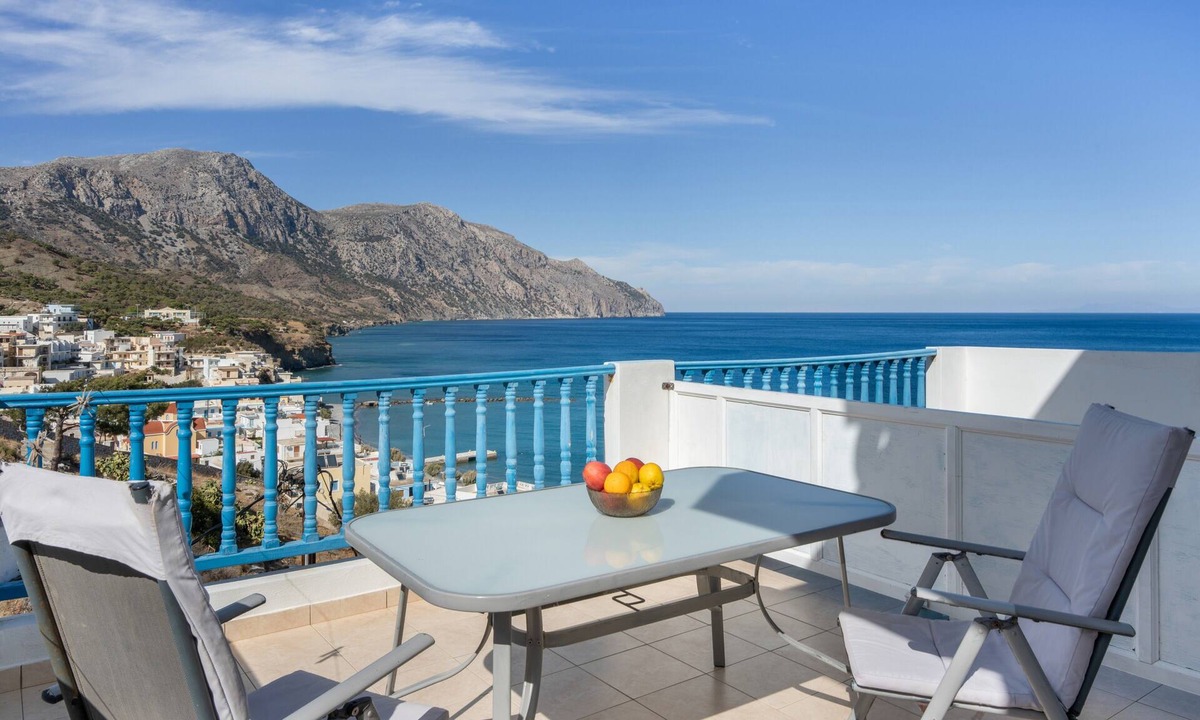 Diafani Apartment | Studio Apartment 'Double No 1' with Sea View, Wi-Fi, and Air Conditioning