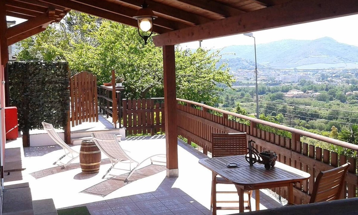 Agropoli Apartment | Studio-Apartment-Ensuite with Shower-Garden view-Arancio