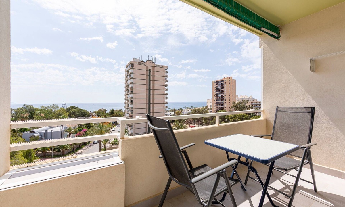 Aguadulce Apartment | Studio Apartment 'Paraiso, Sea Views, Pool' with Shared Pool and Sea View
