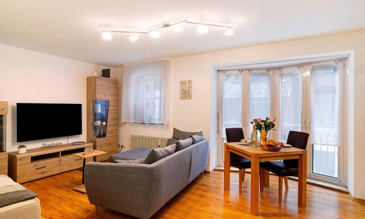 Bad Wildbad Apartment | Studio Apartment 'Schwarzwaldnestle' with Mountain View, Wi-Fi and Air Conditioning
