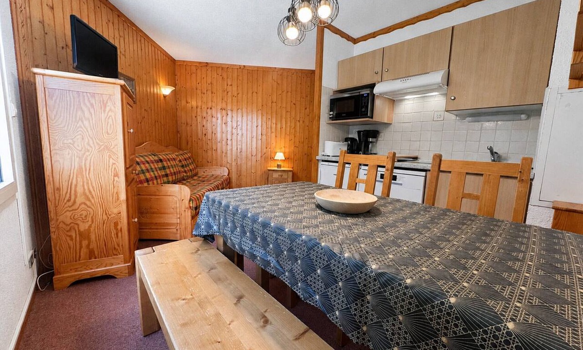 Reberty Apartment | Studio cabin 4 pers. in Menuires, pets allowed