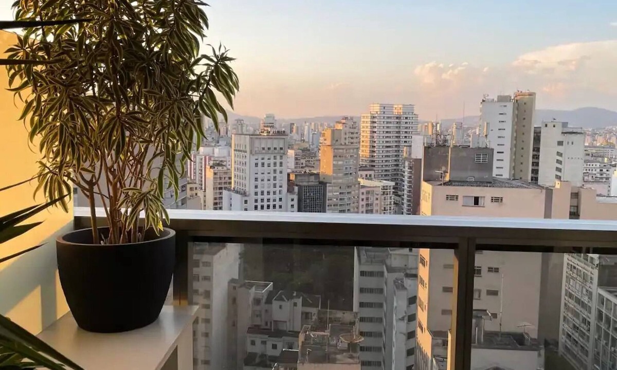 Vila Buarque Apartment | Studio com Vista Incrível 22º Andar