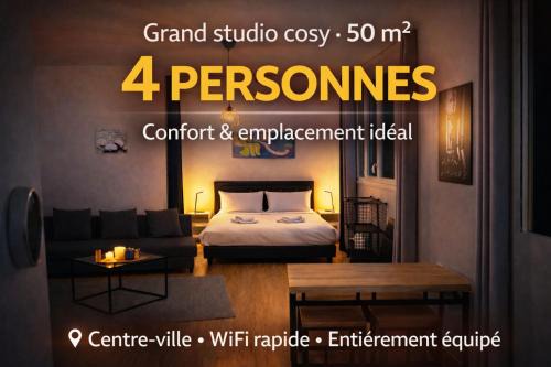 Graulhet Apartment | STUDIO COSY - HYPERCENTRE - CALME - 50M2 - Wi-FI