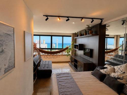 Conjunto ALAGAMAR Apartment | Studio da Praia - Loft 02 - Encantador - Vista panorâmica do mar e da cidade