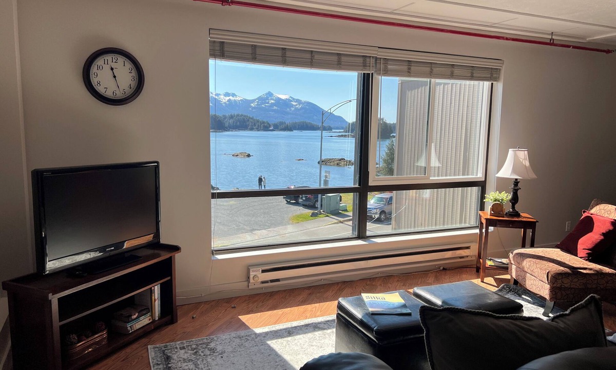 Sitka Apartment | Studio Downtown Apt. 7 w/Ocean & Mountain Views.