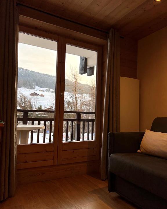 Praz-sur-Arly Apartment | Studio face aux pistes