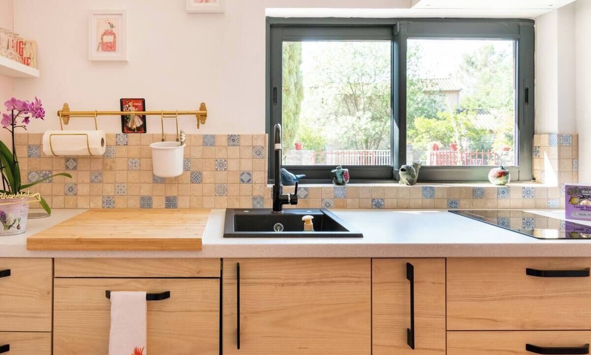 Saint-Martin-de-Londres Apartment | Studio flat with conservatory and garden