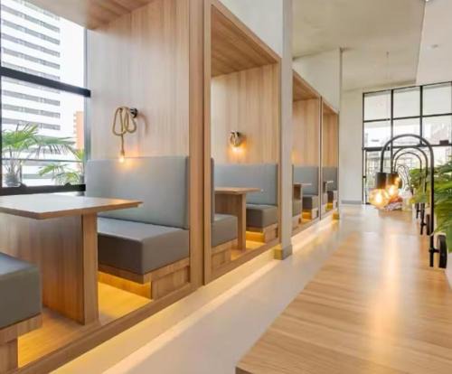 Matriz Apartment | Studio Moderno com Piscina, Academia e Coworking