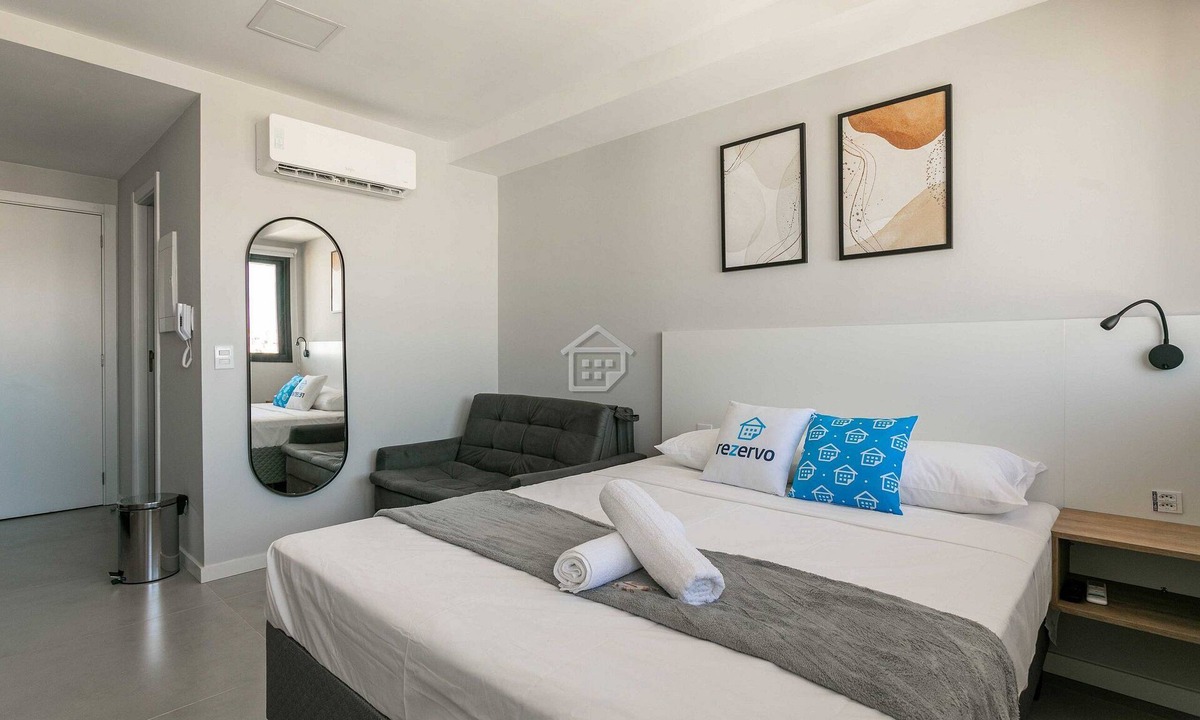Rio Branco Apartment | Studio moderno em andar alto no Rio Branco