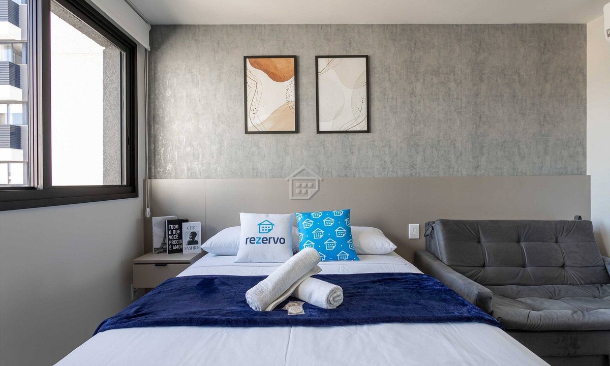 Rio Branco Apartment | Studio moderno no Rio Branco com rooftop e lazer