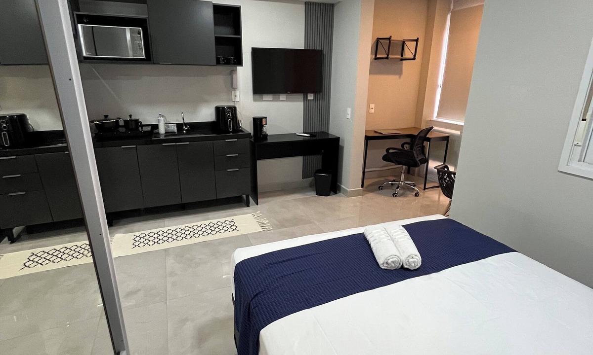 Vila Andrade Apartment | Studio next to Giovanni Metro Station | Vibra | Morumbi Stadium