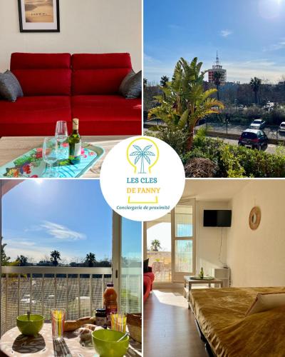 Cap d'Agde Apartment | Studio Nid du Cap wifi, parking, 4 couchages