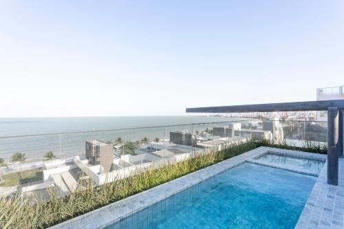 Cabedelo Apartment | Studio Vista Mar WiFi Piscina e Jacuzzi