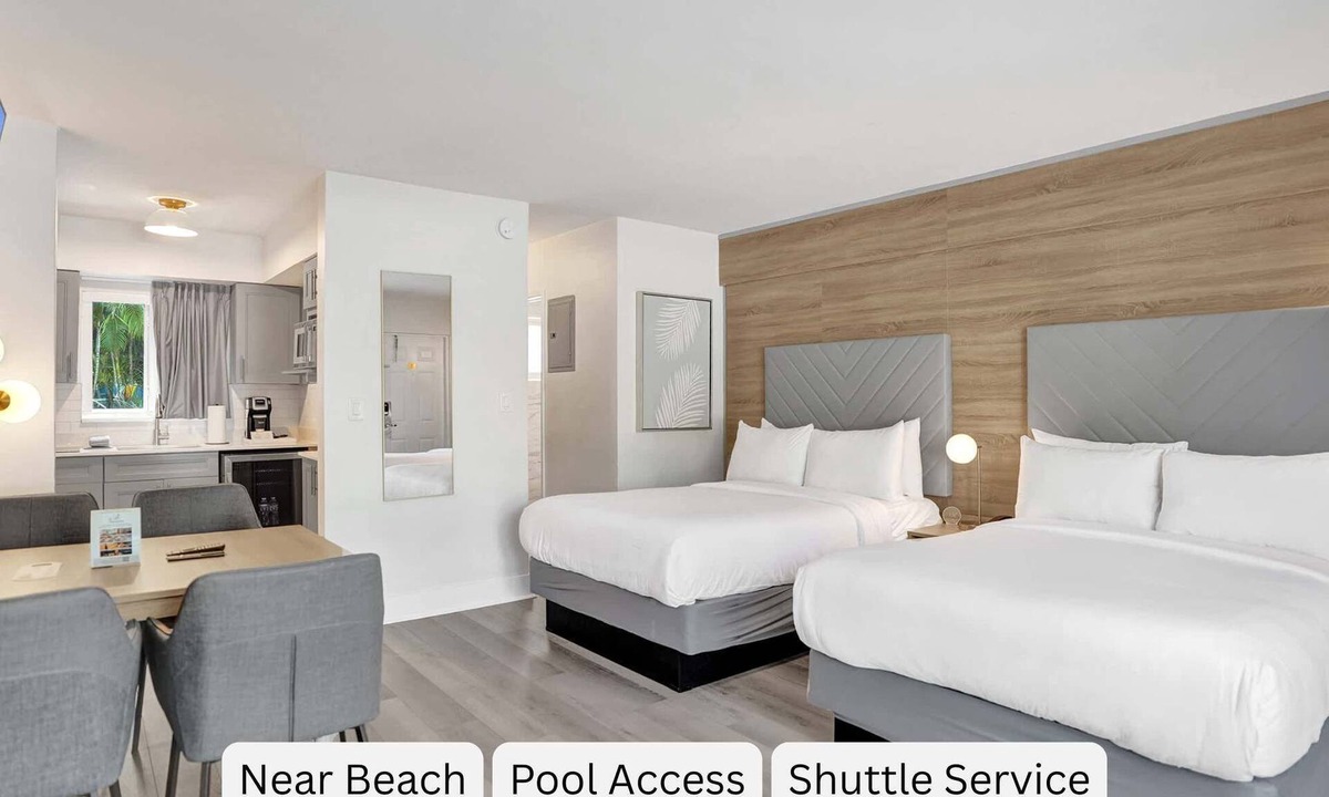 Galt Mile Apartment | Studio w/Kitchenette, 2 Doubles & Pool, Ft Laud