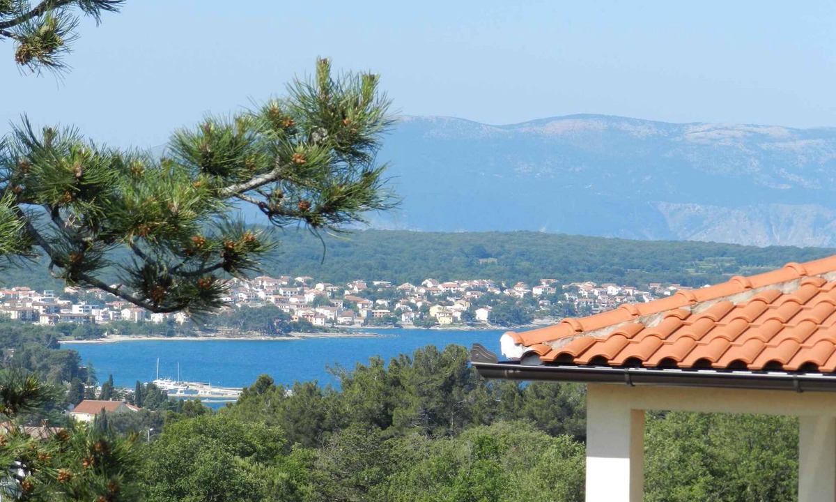 Sveti Vid-Miholjice Apartment | Studio with access to the terrace with sea view