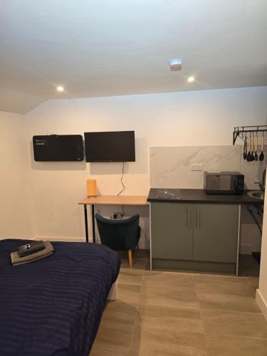 Aldermaston Wharf Apartment | Studio with ensuite bedroom and kitchen