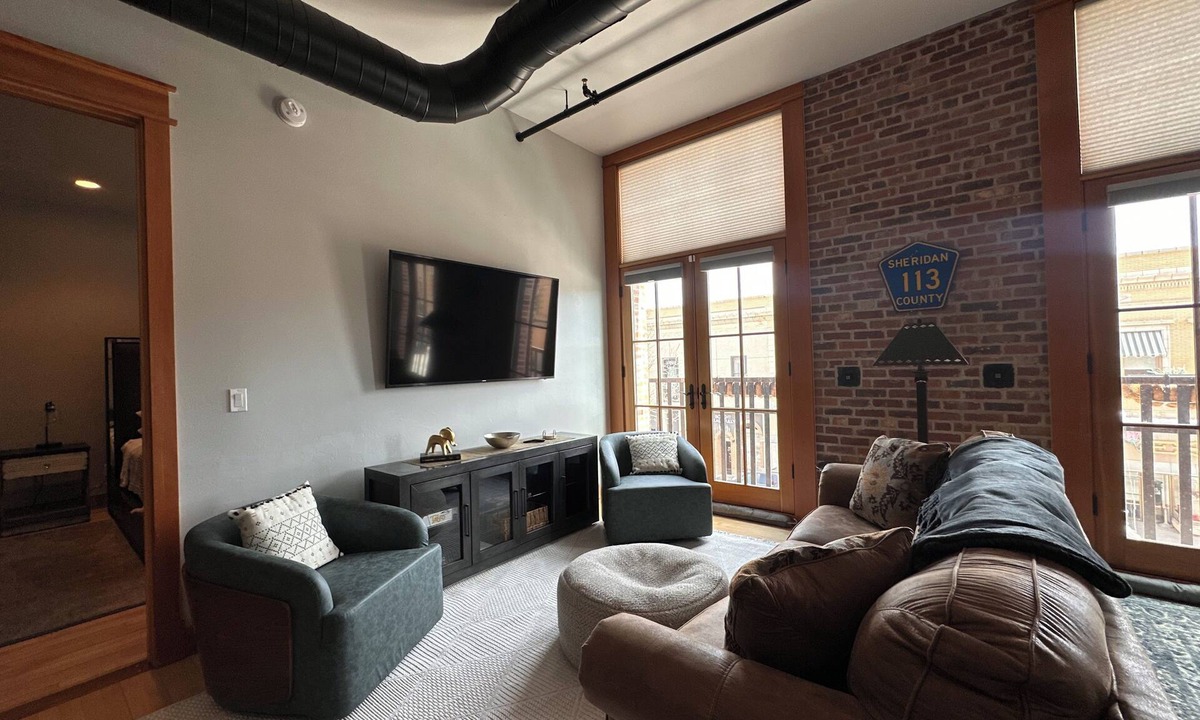 Sheridan Condo | Stunning 3-bedroom modern loft in the heart of downtown Sheridan.
