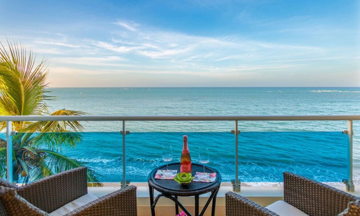 Cabarete Apartment | Stunning Beach Front Condo, King Bed, Stunning Beach and Ocean Views