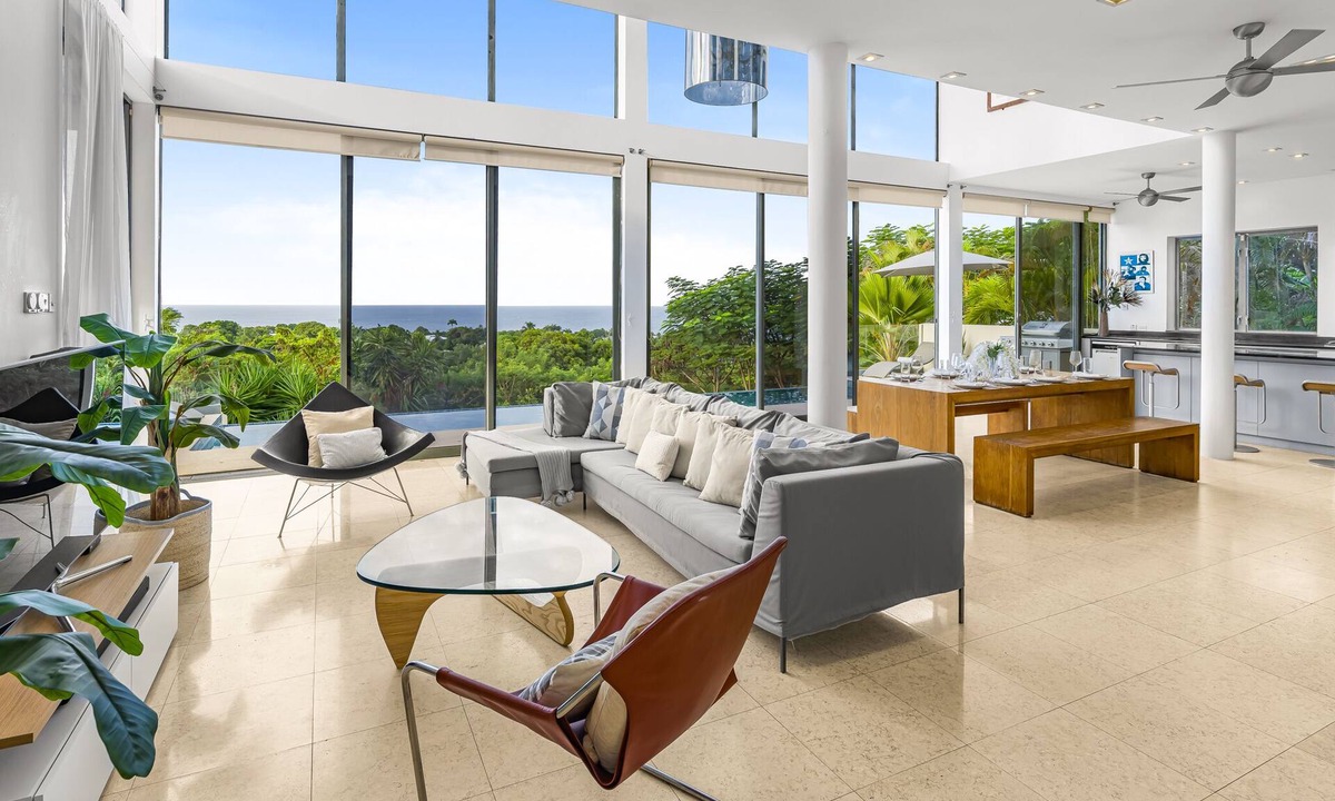 Lower Carlton Villa | Stunning contemporary villa with incredible views over the Barbados West Coast