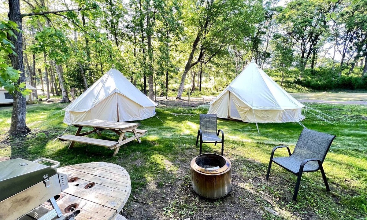 St Croix Falls Cabin | Stunning Cozy Tipi with Fire Pit in Saint Croix Falls, Wisconsin