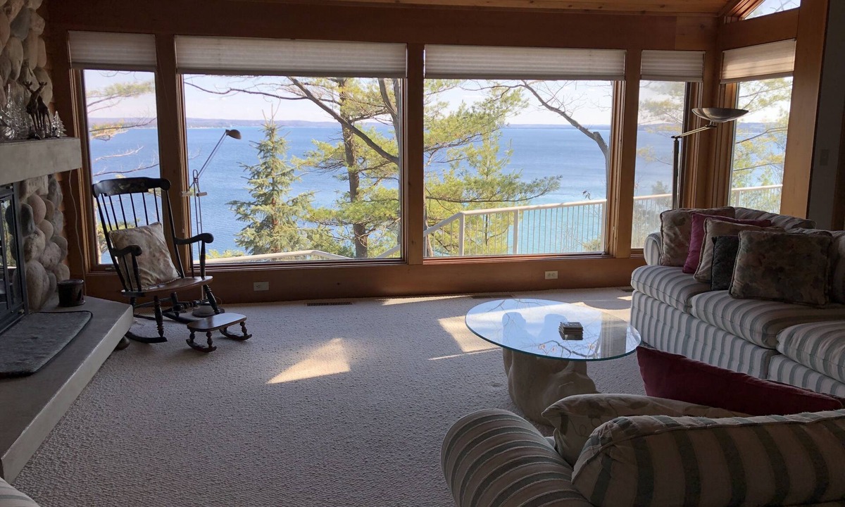 Traverse City House | Stunning Elevated Bay View in Heart Old Mission Wine Country