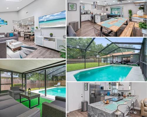 Seffner Community Alliance House | Stunning Heated Pool House Close to Tampa & Casino