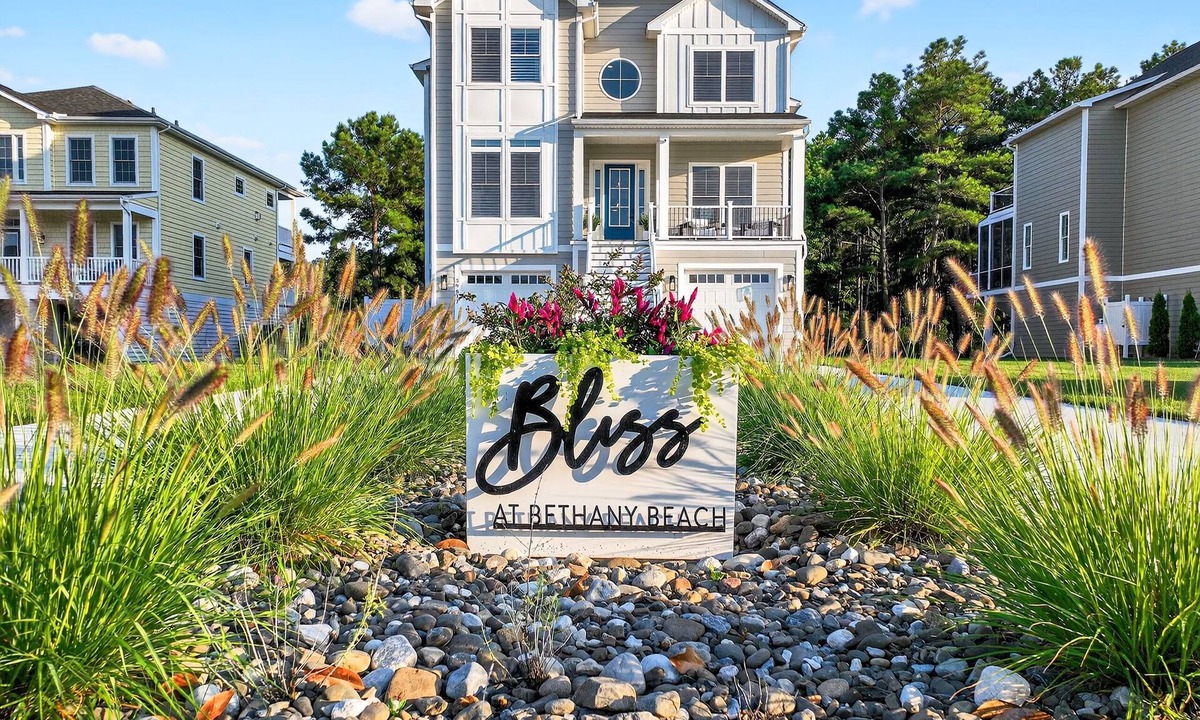Bethany Beach House | Stunning NEW 7 bed, 5 bath home, Bliss at Bethany Beach! 2 Primary Bedrooms; Hot tub; Elevator; Fireplace; Canal Front Water Views