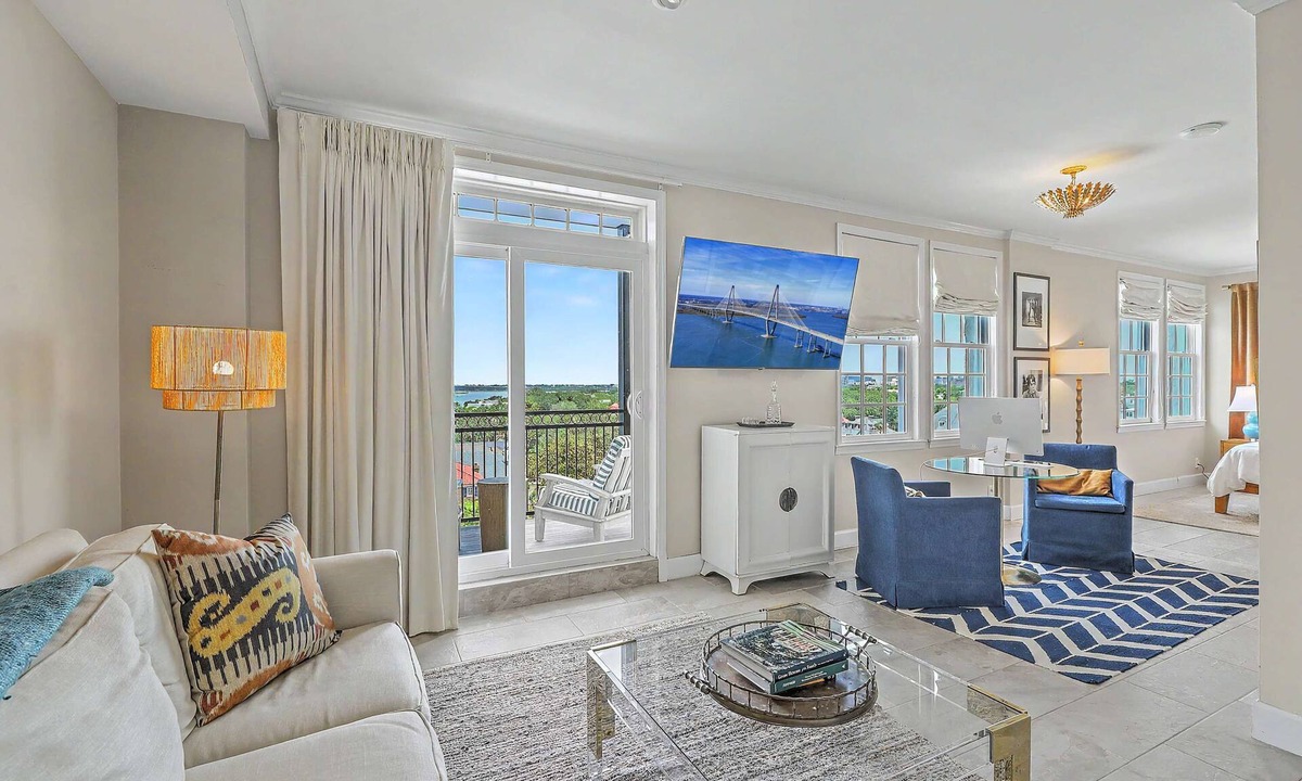 South of Broad Apartment | Stunning Riverfront Condo South of Broad