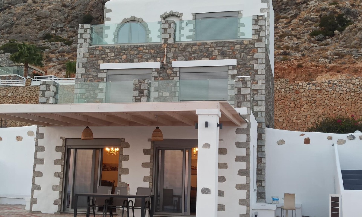 Prassonissi Villa | Stunning stone built villa for up to 8 people with private pool