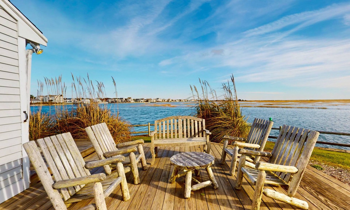 West Dennis House | Stunning waterfront home with furnished deck, dock & majestic views - dogs OK