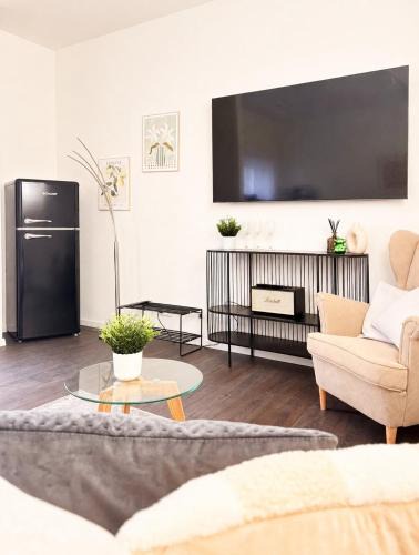 St. Leon Apartment | Stylisches Design-Apartment nahe SAP Walldorf Hockenheimring bis 4 Gäste