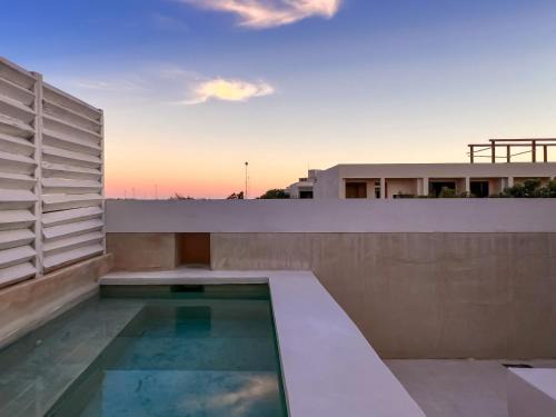 Zama Apartment | Stylish Mexican Interior PH- Private Rooftop -Gated Community