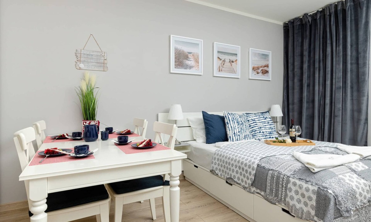 Pobierowo Apartment | Stylish Studio with Balcony | 100 m from the Beach and Parking