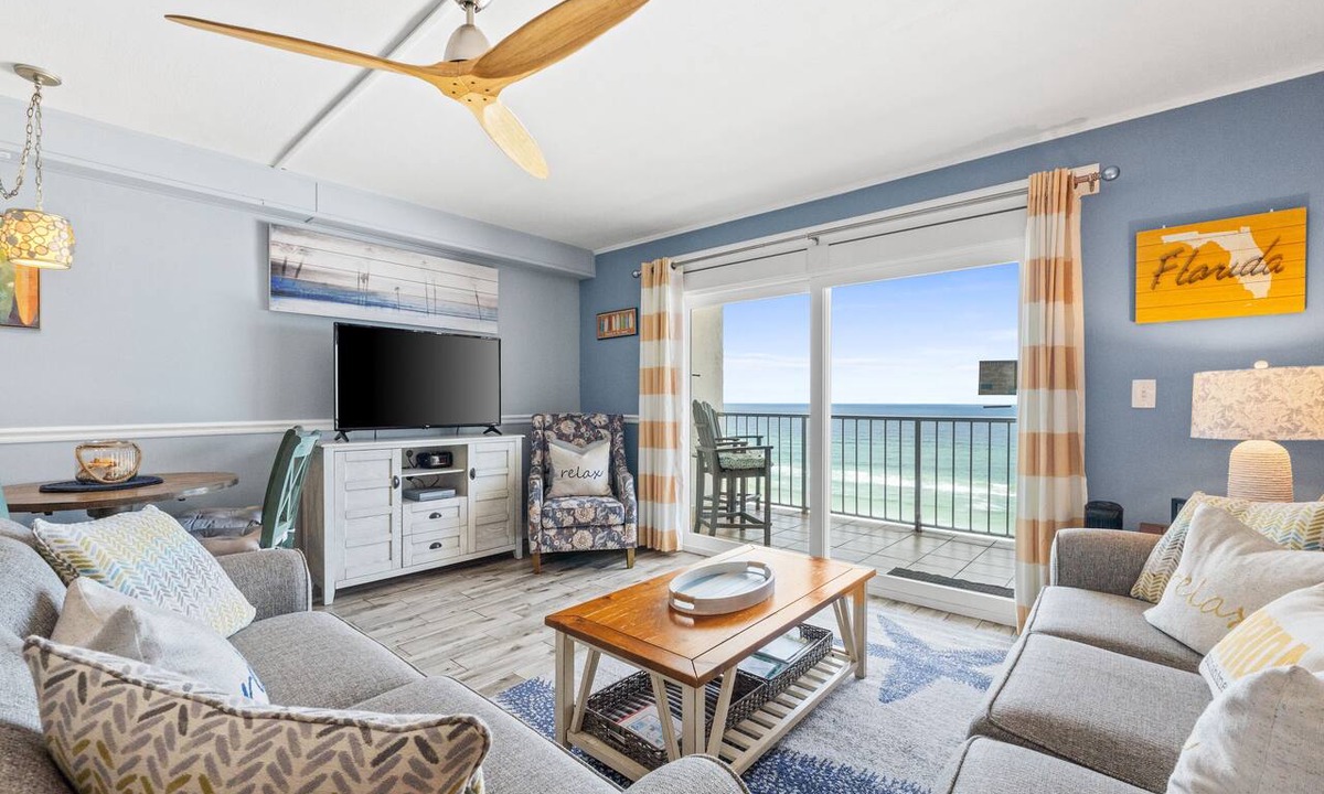 Panama City Beach Condo | Summit 1025 - Beachfront, Gulf Views, 2 Pools, Free Golf Daily - Summer SALE!