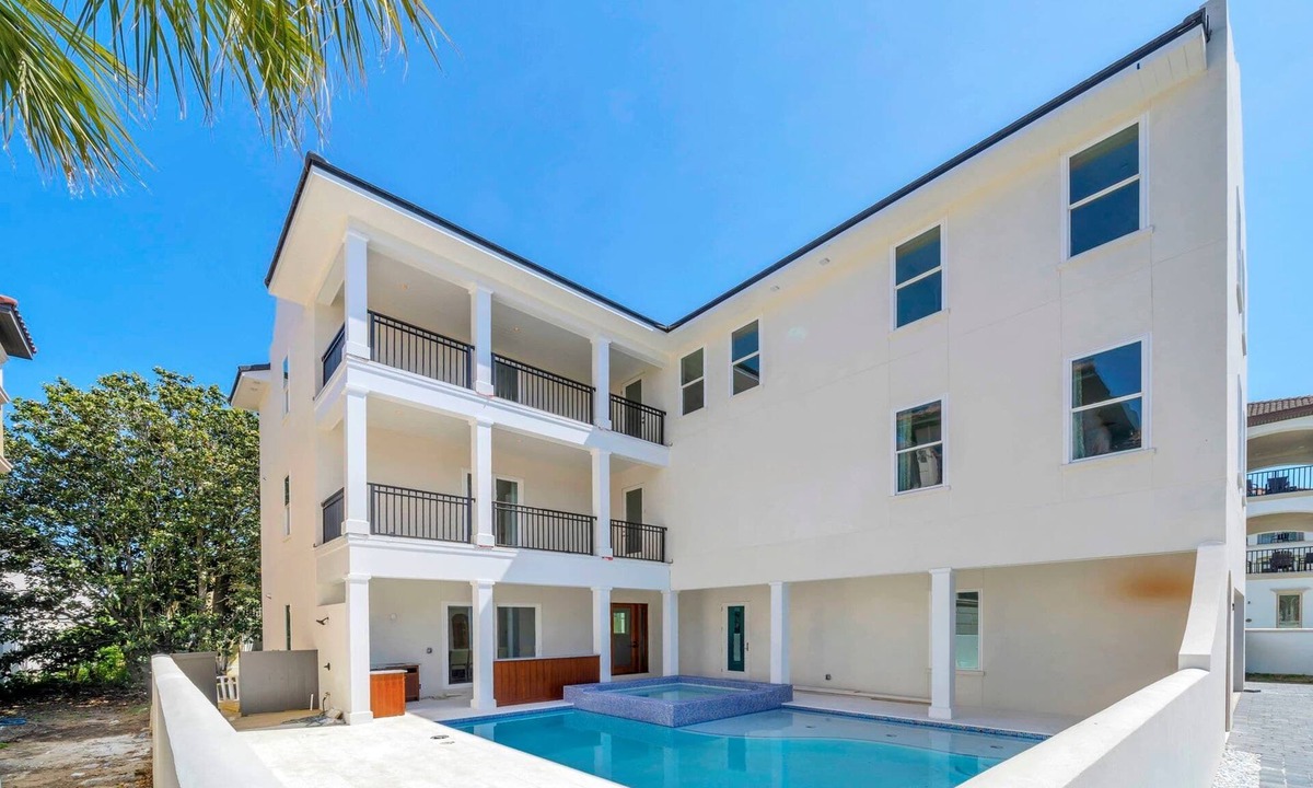 Avalon Beach Estates House | Sundancer | 1PM Check in! | Brand New Luxury 6 Bedroom Plus Bunk Room! | FREE Beach Chairs & Golf Cart! | Game Room | Gulf Views | Private Beach