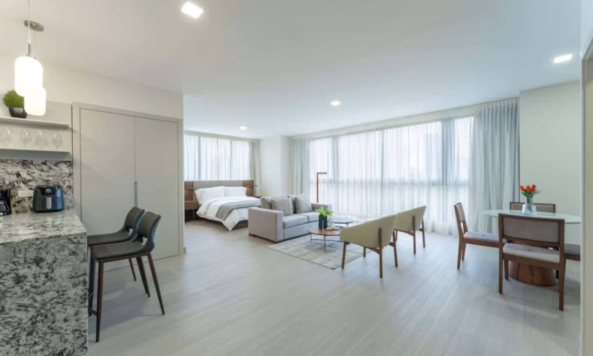Costa del Este Condo | Sunny Studio for Rent w/Park Views in Panama City